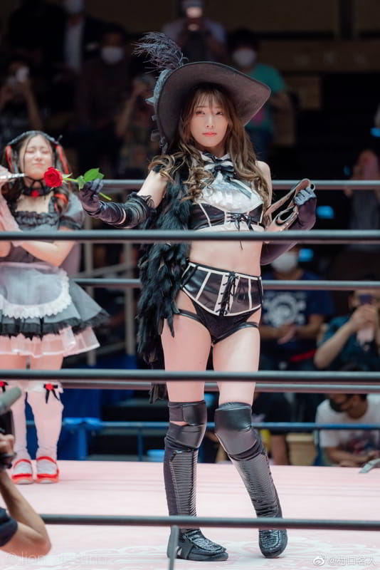 赤井沙希 日本职业女摔角手获得【摔角界林志玲】的封号