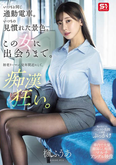 退休前的放纵!初老上班族终于冻袂条 在电车里狂射「美腿OL」枫富爱