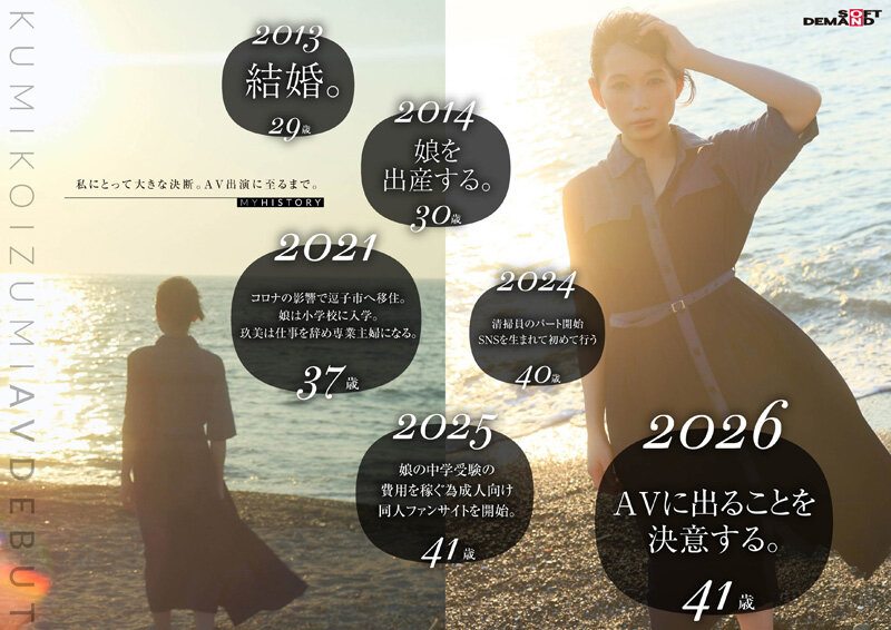 为了帮女儿筹措学费!「高颜值短发美人妻」SOD出道!