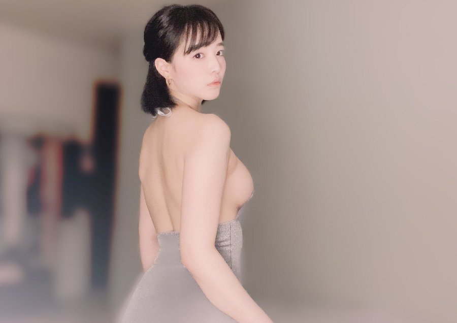 超火辣开胸洋装! G罩杯气质新人AV女优「三宫椿」庆推特2万追踪福利照洗版啦!