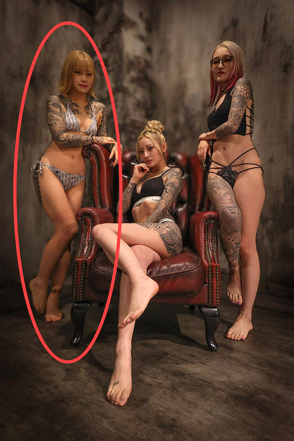 休业的这段时间⋯她从美少女变成全刺青女优！