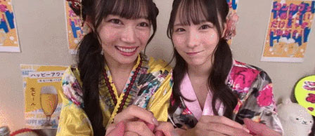 超级好朋友共演!明日叶みつは(明日叶三叶)联手村上悠华抽干男优! ...