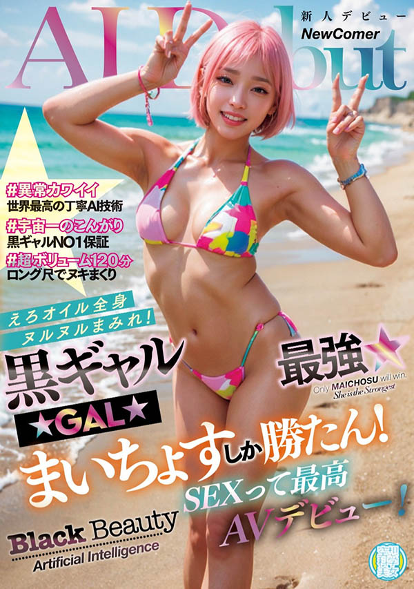 AI女优新创举！黑色会美眉出动！