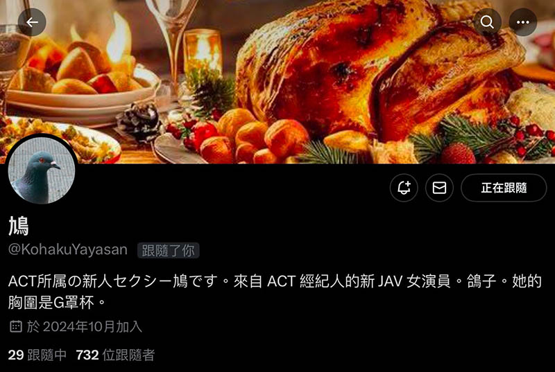 经纪公司ACT的顶级新秀!这只鸽子有大事宣布!