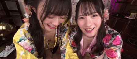 超级好朋友共演!明日叶みつは(明日叶三叶)联手村上悠华抽干男优! ...