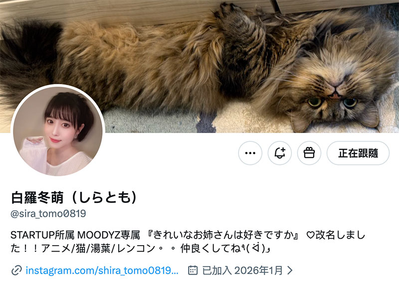 【速报】更换事务所、白罗冬萌重生再出发!